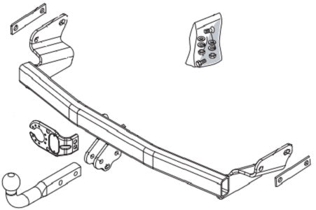 JEEP PATRIOT (MK74) Fixed tow bar Closed Off-Road Vehicle