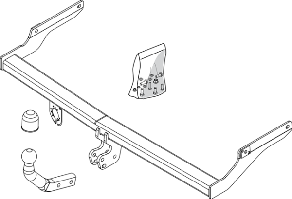 PEUGEOT 206 Hatchback (2A/C) Fixed tow bar Hatchback