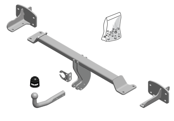 MERCEDES-BENZ GLA-CLASS (X156) Fixed tow bar Closed Off-Road Vehicle