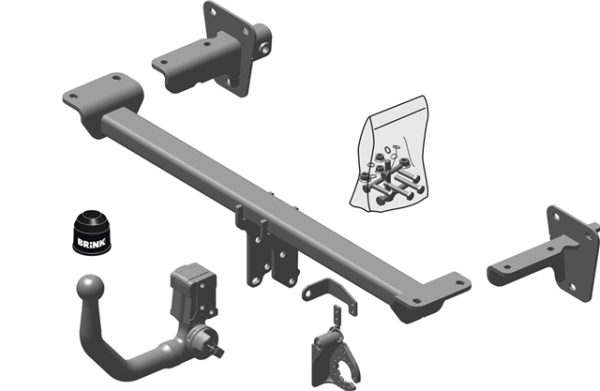 MERCEDES-BENZ A-CLASS (W177) BMU Detachable Tow Bar Hatchback