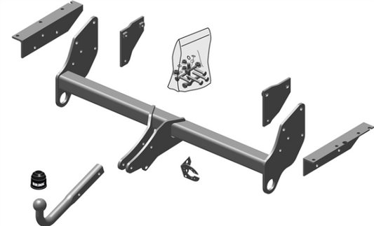 MITSUBISHI PAJERO IV Van (V90, V80, V8_V) Fixed tow bar Van