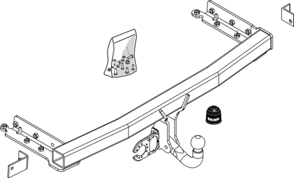 NISSAN X-TRAIL (T30) Fixed tow bar Closed Off-Road Vehicle