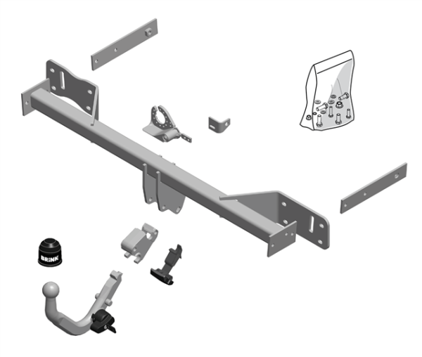 MERCEDES-BENZ B-CLASS (W246, W242) BMA Detachable Tow Bar Sports Tourer