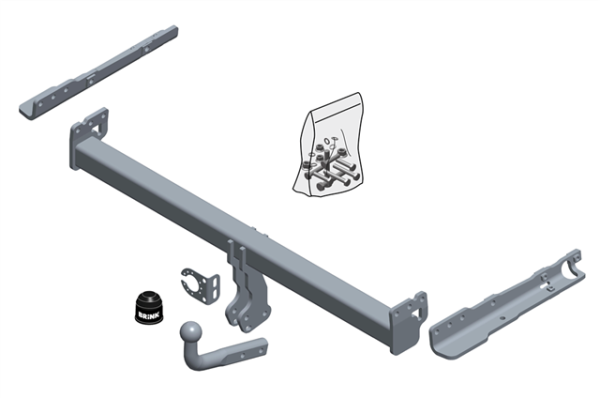 NISSAN QASHQAI III (J12)  BMU Detachable Tow Bar Closed Off-Road Vehicle