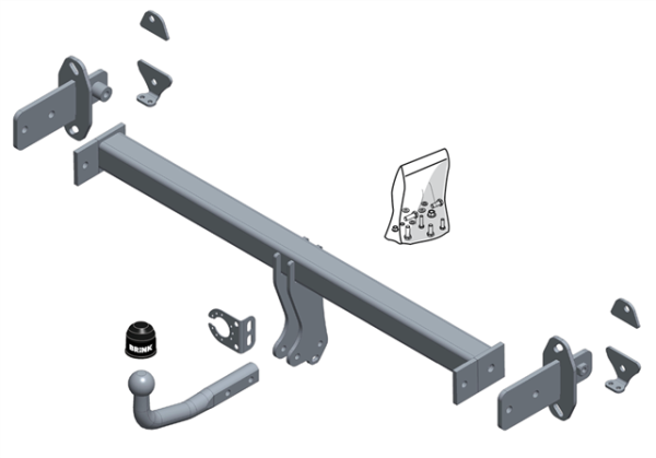 MERCEDES-BENZ GLC (X253) Fixed tow bar Closed Off-Road Vehicle