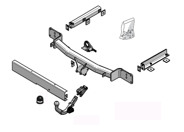 MERCEDES-BENZ C-CLASS (W203) BMA Detachable Tow Bar Saloon