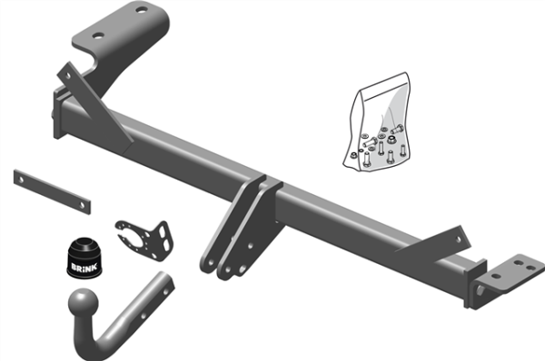 LAND ROVER RANGE ROVER EVOQUE (L538) Fixed tow bar Closed Off-Road Vehicle