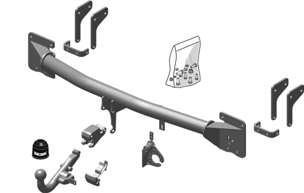 MITSUBISHI OUTLANDER III (GG_W, GF_W, ZJ) BMA Detachable Tow Bar Closed Off-Road Vehicle