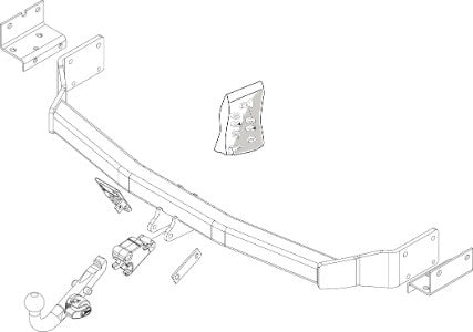 HYUNDAI SANTA FÉ II (CM) BMA tow ball Closed Off-Road Vehicle