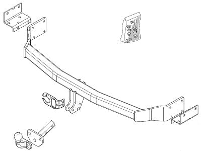 HYUNDAI SANTA FÉ II (CM) Flange ball 2 holes Closed Off-Road Vehicle