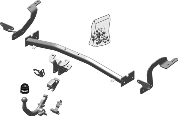 CITROËN C4 Picasso I (UD_) BMA Detachable Tow Bar MPV