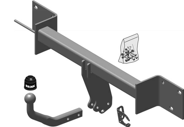 BMW 3 Touring (E91) Fixed tow bar