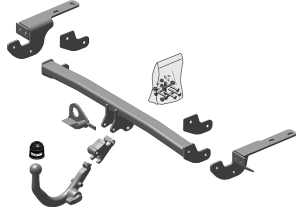 CITROËN C4 Coupe (LA_) BMA Detachable Tow Bar Coupe