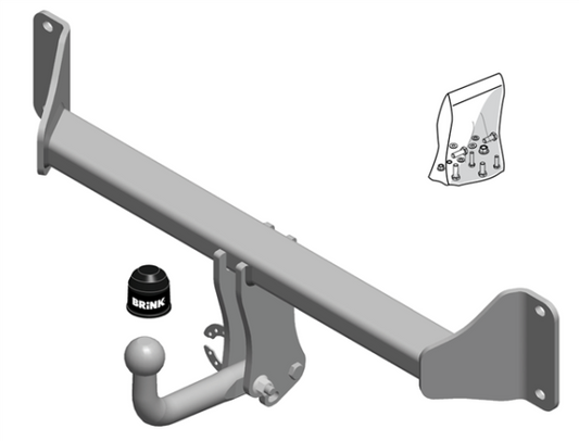 BMW X3 (F25) Fixed tow bar SUV