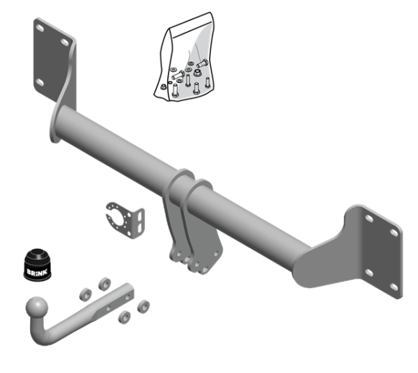 BMW X5 (E70) Fixed tow bar SUV