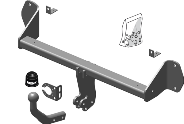 BMW 1 (F21) Fixed tow bar Sports Hatch