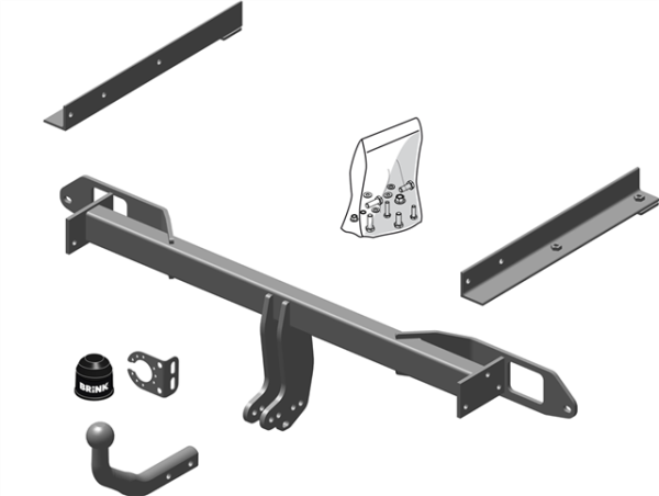 CHEVROLET CRUZE Saloon (J300) Fixed tow bar