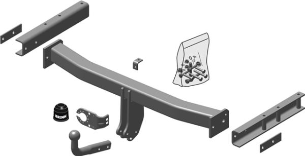 AUDI Q5 (8RB) Fixed tow bar SUV