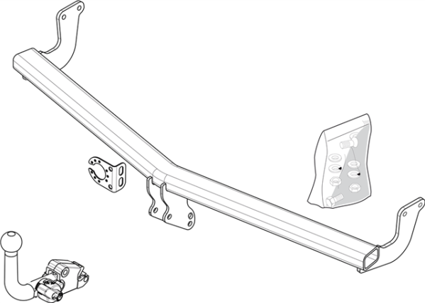 CITROËN C3 II BMA Detachable Tow Bar Hatchback