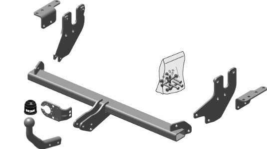 MITSUBISHI LANCER VIII Sportback (CX_A) Fixed tow bar Sportback