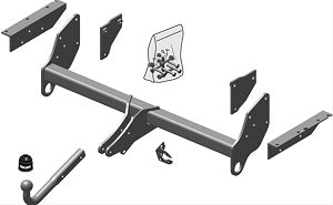 MITSUBISHI OUTLANDER I (CU_W) Fixed tow bar Closed Off-Road Vehicle