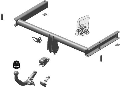 AUDI A4 (8K2, B8) BMA  Detachable tow bar Saloon