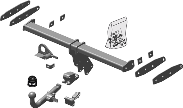 VOLVO XC60 BMA Detachable Tow Bar Estate