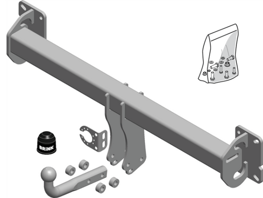 VOLVO XC90 II Fixed tow bar Estate