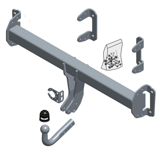 VOLVO XC60 II (246) Fixed tow bar Closed Off-Road Vehicle