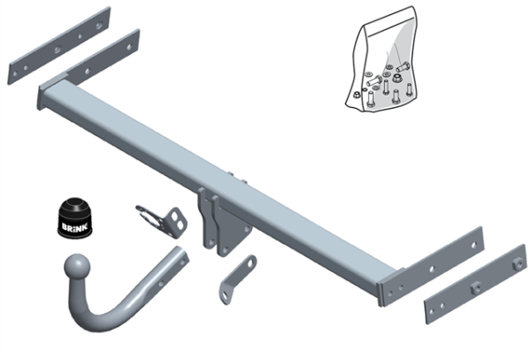 VOLVO V40 Hatchback Fixed tow bar Hatchback