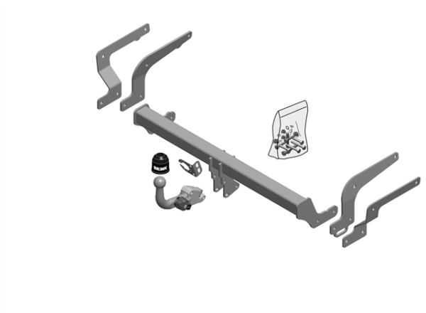 TOYOTA RAV 4 V (_A5_) BMA Detachable Tow Bar Closed Off-Road Vehicle