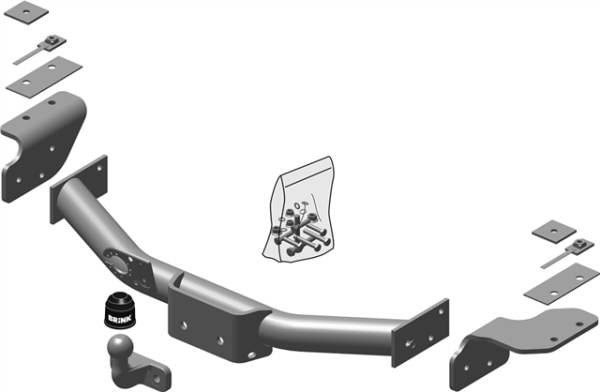 SSANGYONG REXTON W Flange ball 2 holes Closed Off-Road Vehicle