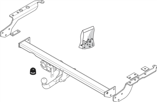 SUBARU FORESTER (SF_) Fixed tow bar Closed Off-Road Vehicle