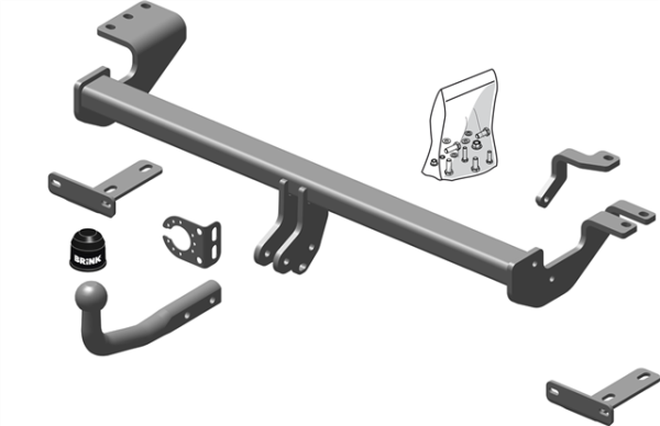 SSANGYONG KORANDO (CK) Fixed tow bar Closed Off-Road Vehicle