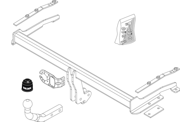 TOYOTA COROLLA (_E12_) Fixed tow bar Hatchback