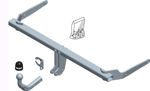 AUDI A3 Sedan (8VS, 8VM) Fixed tow bar Sedan