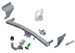 RENAULT KADJAR (HA_, HL_) BMA tow ball Closed Off-Road Vehicle