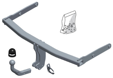 AUDI A4 (8W2,8WC,B9) Fixed tow bar Saloon