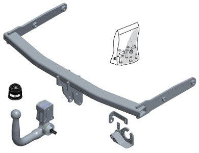 AUDI A4 (8W2,8WC,B9) BMU tow ball Saloon