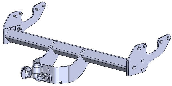 Toyota Hilux Underbumper Flanged Ball Towbar & PnP Harness