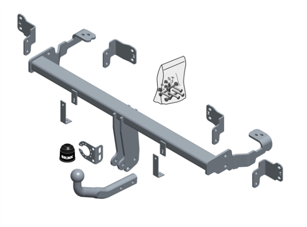 FIAT PANDA (312_, 319_) Fixed tow bar Hatchback