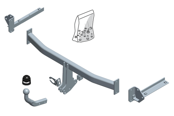 HONDA CIVIC IX (FK) Fixed tow bar Hatchback