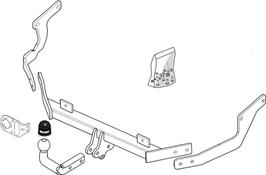 CITROËN XSARA PICASSO (N68) Fixed tow bar MPV