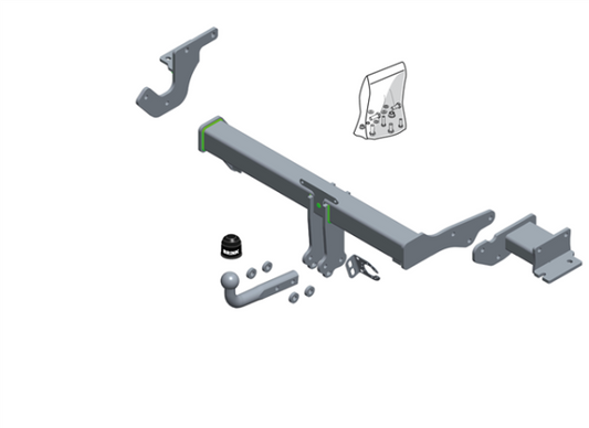 HYUNDAI SANTA FÉ IV (TM, TMA) Fixed tow bar Closed Off-Road Vehicle