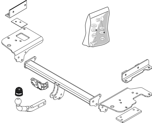 HYUNDAI TUCSON (JM) Fixed tow bar Closed Off-Road Vehicle