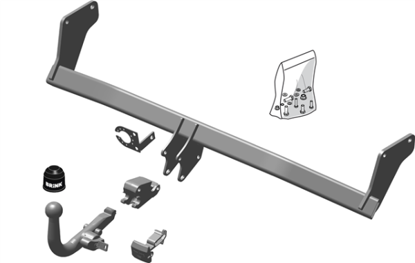 KIA RIO III (UB) BMA Detachable Tow Bar Hatchback