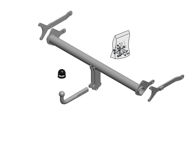 FORD KUGA III  Fixed tow bar Closed Off-Road Vehicle