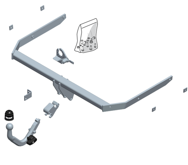 FORD FOCUS II (DA_, HCP) BMA Detachable Tow Bar Hatchback