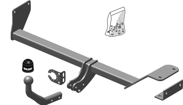 KIA PICANTO (TA) Fixed tow bar Hatchback