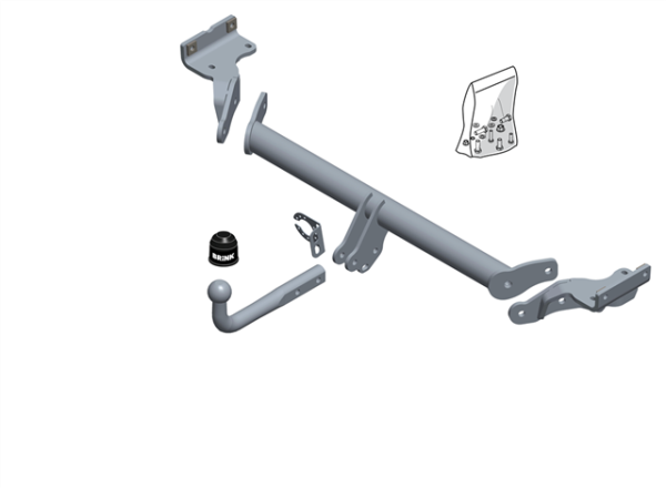 HYUNDAI TUCSON (TL) Fixed tow bar Closed Off-Road Vehicle